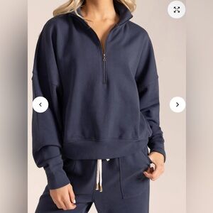 NWT Le Marais Chatham lounge set in admiral blue size L